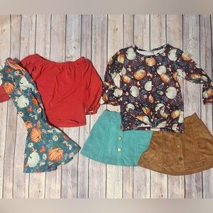 KIDS Size M (fits like 4T) Fall boutique lot.